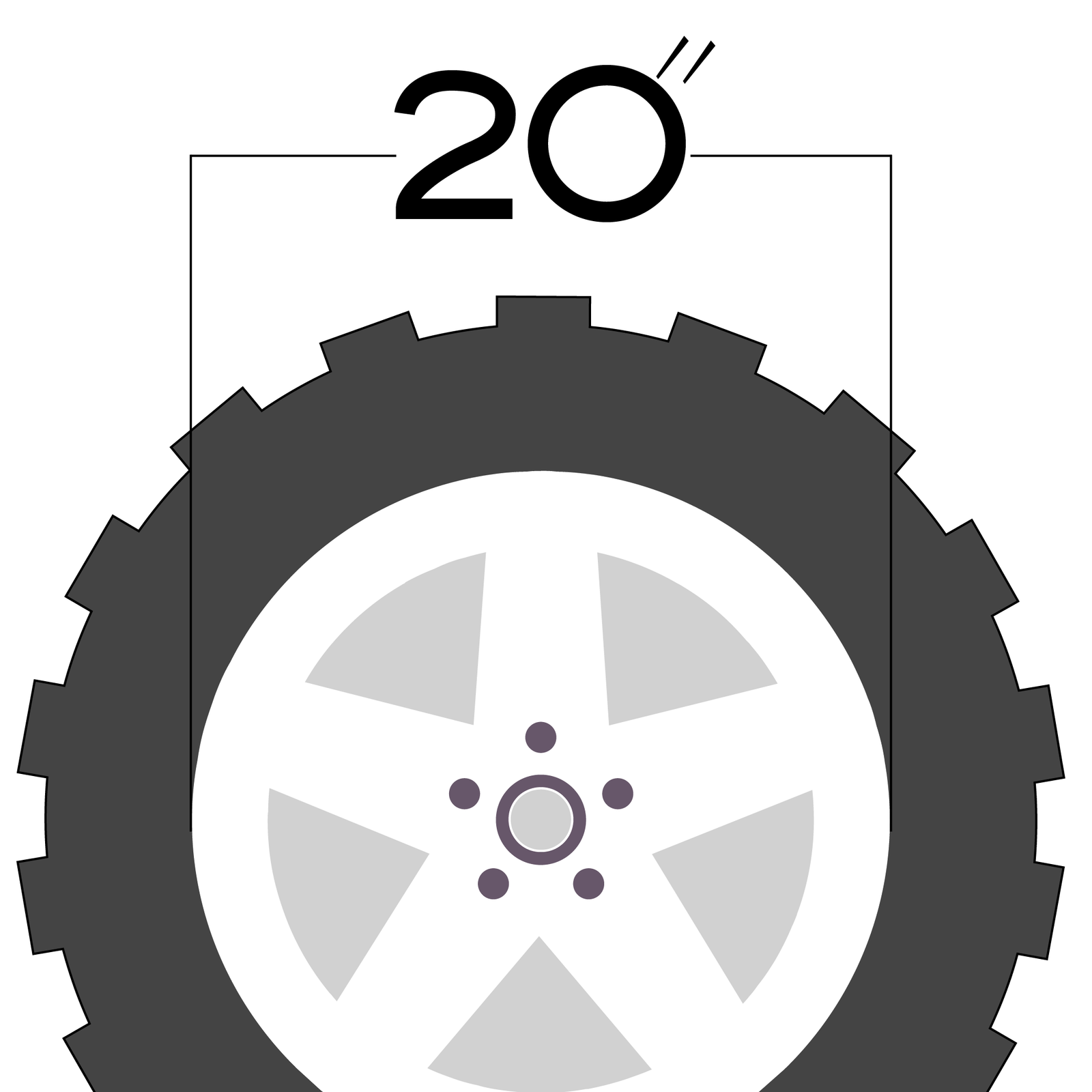 all terrain tire size 20 inch